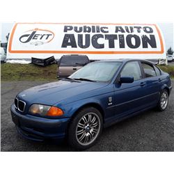 A4 --  2001 BMW 320I  , Blue , 249627  KM's