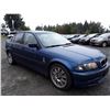 Image 2 : A4 --  2001 BMW 320I  , Blue , 249627  KM's