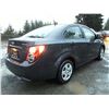 Image 3 : C6A --  2014 CHEVROLET SONIC , Grey , 133530  KM's