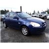 Image 2 : E4 --  2007 HYUNDAI ACCENT , Blue , 133493  KM's