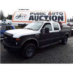 G3 --  2008 FORD F350 SRW SUPER DUTY, WHITE, 99,621 KMS