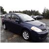 Image 2 : K1 --  2009 NISSAN VERSA S , Blue , 92435  KM's