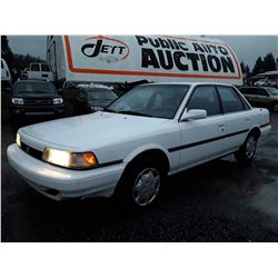 L1 --  1991 TOYOTA CAMRY LE , White , 160306  KM's