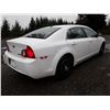 Image 3 : C6 --  2011 CHEVROLET MALIBU 2LT , White , 203941  KM's