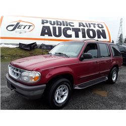 J6 --  1996 FORD EXPLORER , Red , 300766  KM's