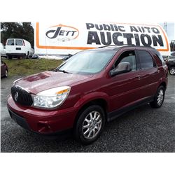 C5 --  2006 BUICK RENDEZVOUS CX  , Red , 181328  KM's