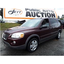 E2 --  2008 PONTIAC MONTANA , Red , 205767  KM's
