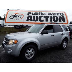 K2 --  2008 FORD ESCAPE XLT , Grey , 219746  KM's