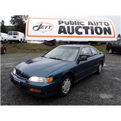 A12A --  1995 HONDA ACCORD , Green , 363689  KM's "NO RESERVE"