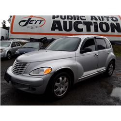 A9 --  2005 CHRYSLER PT CRUISER , Silver , 142500  KM's "NO RESERVE"