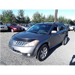 F4 --  2006 NISSAN MURANO, GREY, 236,873 KMS