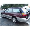 Image 4 : E2 --  2000 SUBARU LEGACY OUTBACK LTD , Red , 244095  KM's