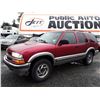 Image 1 : J4 --  2000 CHEVROLET BLAZER  , Red , 237816  KM's