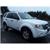 Image 2 : F2 --  2008 FORD ESCAPE XLT , White , 158903  KM's