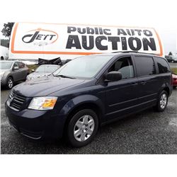 I5 --  2009 DODGE GRAND CARAVAN SE , Blue , 248600  KM's