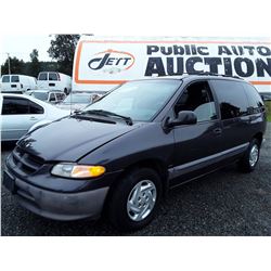 L6 --  1996 DODGE CARAVAN SE , Blue , 278927  KM's