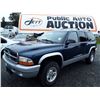 Image 1 : K6 --  2002 DODGE DURANGO , Blue , 145,905 MILES