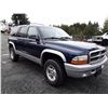 Image 2 : K6 --  2002 DODGE DURANGO , Blue , 145,905 MILES