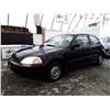 Image 1 : N4 --  1996 HONDA CIVIC CX , Black , 272524  KM's