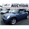 Image 1 : C6A --  2005 MINI COOPER CONVERTIBLE , Blue , 147335  KM's
