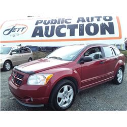J2 --  2007 DODGE CALIBER SXT, ORANGE, 187,199 KMS