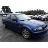 Image 2 : A4 --  2001 BMW 320I  , Blue , 249627  KM's