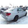 Image 3 : A2 --  2005 TOYOTA COROLLA CE SEDAN, SILVER, 299,999 KM's ODO STOPPED "NO RESERVE"