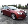 Image 2 : A3 --  2012 CHEVROLET CRUZE ECO, RED, 159,638 KMS "NO RESERVE"