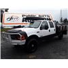 Image 1 : K1C --  2000 FORD F350 FLAT DECK , White , 393561  KM's