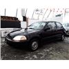 Image 1 : A11 --  1996 HONDA CIVIC CX , Black , 272524  KM's