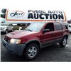 Image 1 : A2 --  2001 FORD ESCAPE XLT , Red , 323565  KM's
