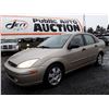 Image 1 : A12A --  2001 FORD FOCUS ZTS  , Brown , 285800  KM's "NO RESERVE"