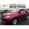 Image 1 : A12C --  2009 MITSUBISHI OUTLANDER XLS  , Red , 254658  KM's