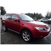 Image 2 : A12C --  2009 MITSUBISHI OUTLANDER XLS  , Red , 254658  KM's