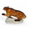 Image 1 : Hand painted Beswick panther on a rock, impressed factory marks number 1823 to base, 13cm high