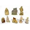 Image 1 : Five small and three large hand painted Wade nursery rhyme figures including Goldilocks and the Thre