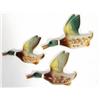 Image 1 : Graduated set of three hand painted pottery mallard wall plaques, impressed marks to backs, largest 