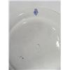 Image 1 : Victorian pottery plate profusely hand painted and gilded with flowers, impressed and printed kite m