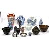 Image 1 : Extensive collection of Middle Eastern and Oriental china and metalware including Chinese blue and w