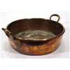 Image 1 : Large Victorian copper two handled pan, 56cm long