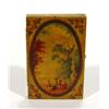 Image 2 : Folding rectangular bone twin divisional photo frame, the exterior painted with 19th century style p