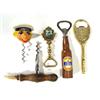 Image 1 : Small collection of brewery advertising and wine related items including a Double Diamond bottle ope