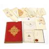 Image 1 : Album of Victorian coats of arms and crests and a collection of Orient Line Cruise Ship ephemera