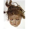 Image 2 : Simon Halbig bisque headed doll with open and close eyes and open mouth, the head measures 15cm high