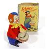 Image 1 : Boxed Schuco clockwork drumming clown figure, 10cm high