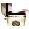 Image 2 : Rectangular silver vesta case, inset with a compass, Birmingham 1902, 5cm in length