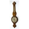 Image 1 : Oak wheel barometer with thermometer panel, the dial inscribed W.N.TELFORD