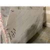 Image 1 : APPROX. 9' X 4.5' WHITE AND GREY MARBLE COUNTER TOP SLAB