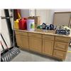 Image 1 : ASSORTED HAND TOOLS AND MAPLE CABINET