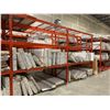 Image 2 : RACKING: 2X 10' X 3' PALLET RACKING UPRIGHTS WITH 6X 12' RACKING CROSS BARS